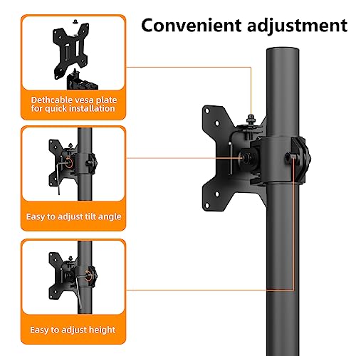 Adjustable Single Desk Monitor Mount for 13-32" Computer Screens up to 22lbs P297