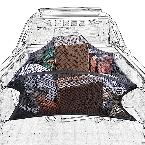 4'x4' Stretchable Elastic Cargo Net for Truck Bed A301616