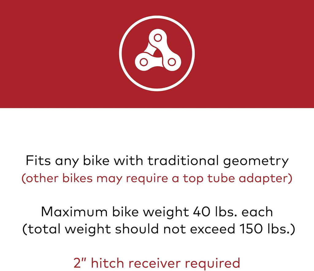 Swing Hitch Bike Rack, 4 Bike Capacity H476922