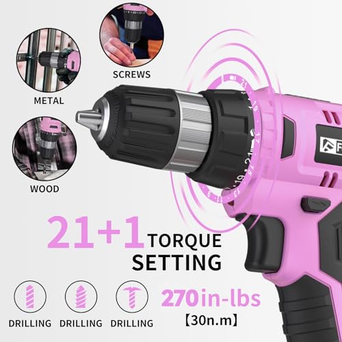 20V Cordless Electric Drill Set with Battery and Charger X1748