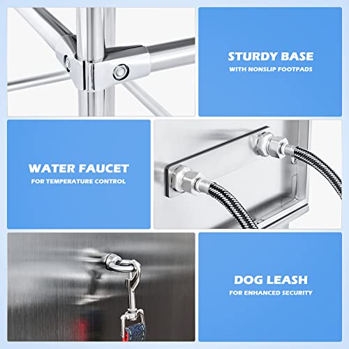 34 Inch Stainless Steel Dog Washing Station N635