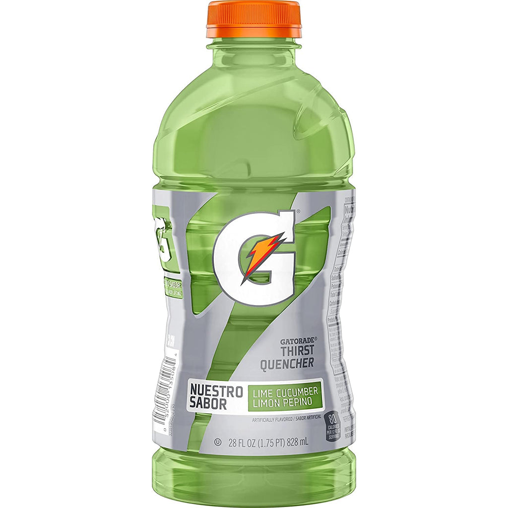 15 Units Gatorade Cucumber Lime, 28 oz B999