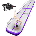 Purple 10m Inflatable Air Track Tumbling Mat with Pump Y3885