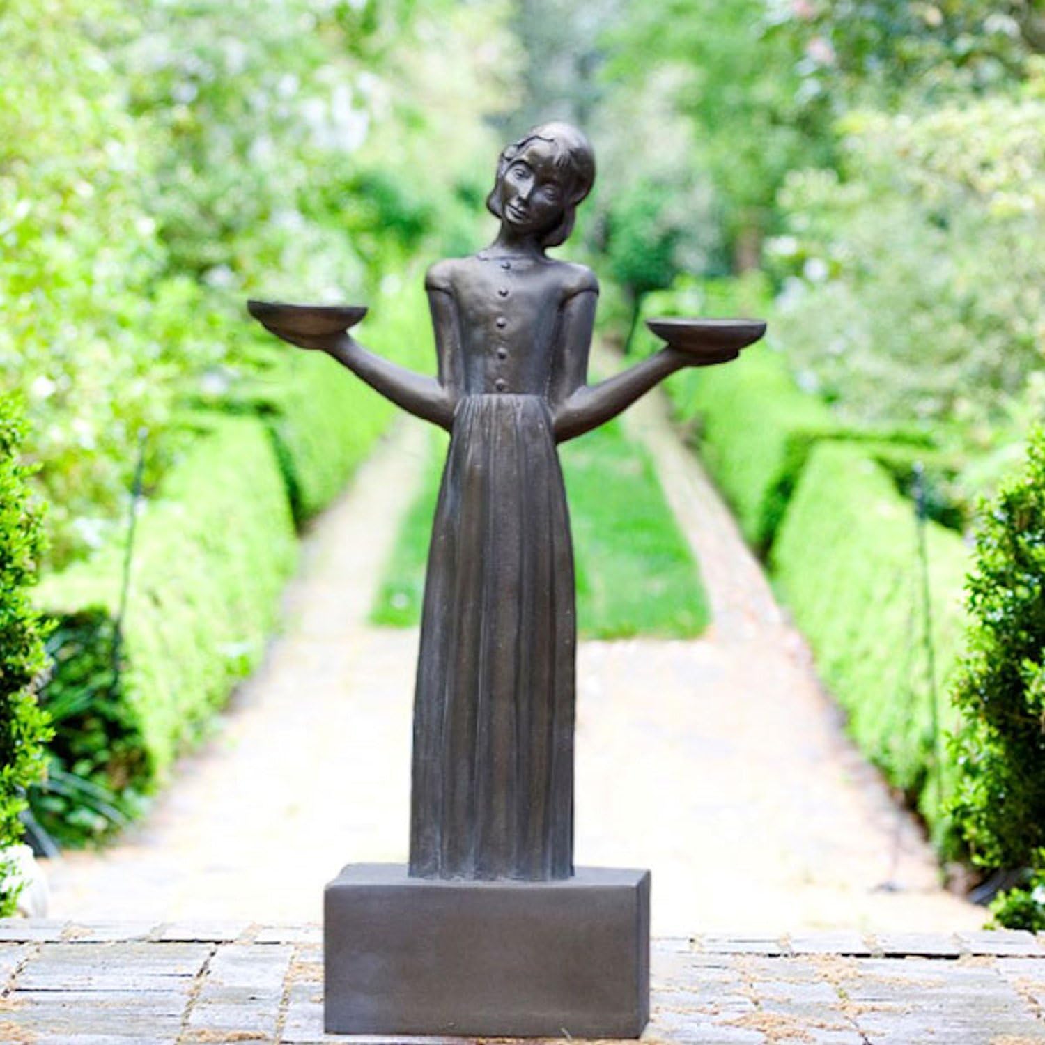Small 15" Bird Girl Statue Y870