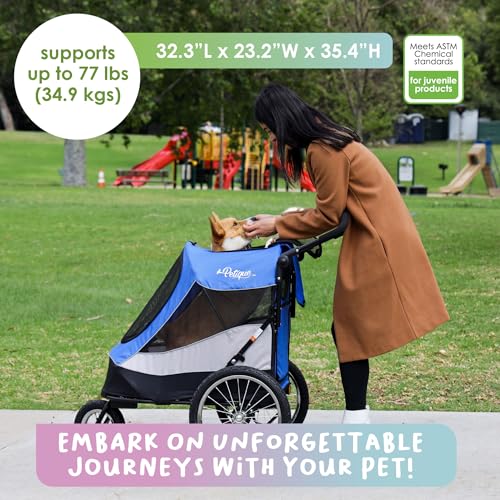 Red Pet Jogger Stroller Bike Trailer L134250