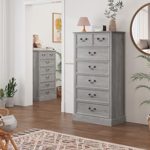 7 Drawers Wood Dresser Chest of Drawers T920062