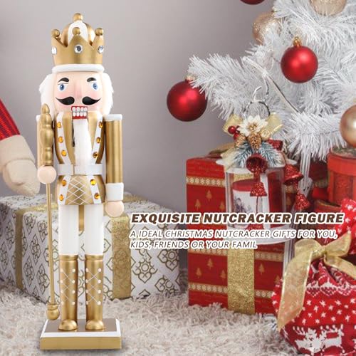 16 Inch Wooden Christmas Nutcracker Figures Ornament Green K659