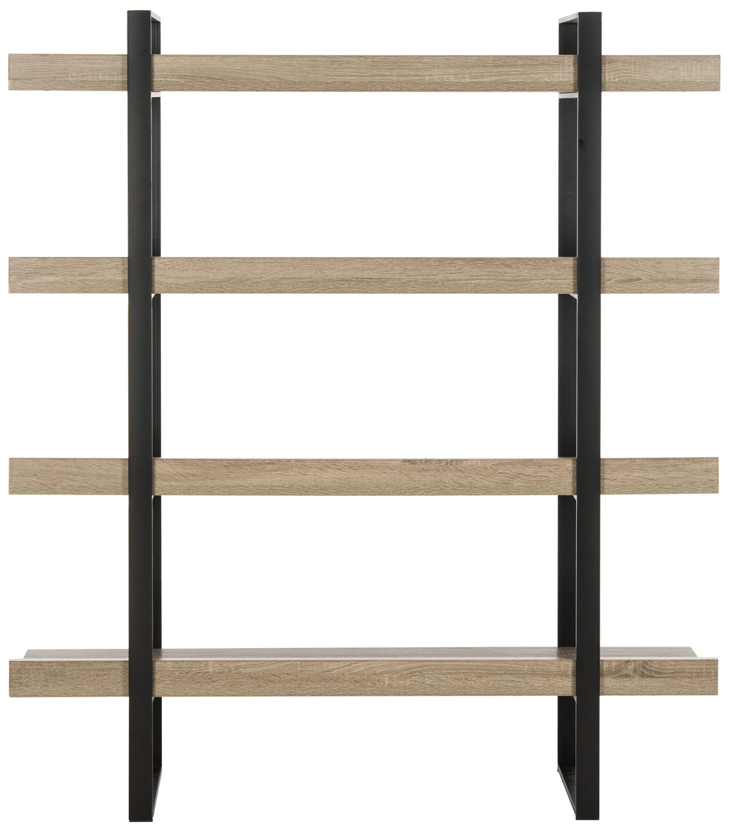 Oak Black 4 Tier Etagere X593332