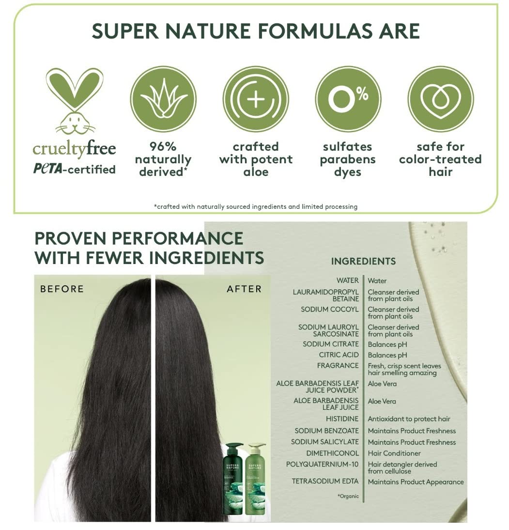 Gentle Moisture Shampoo and Conditioner Sulfates Free, 30 Fl Oz P68537