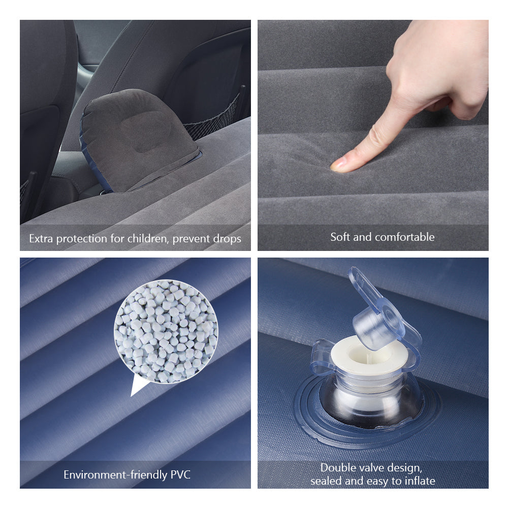 Car Inflatable Mattress With Air Pump & 2 Air Pillows Q984698