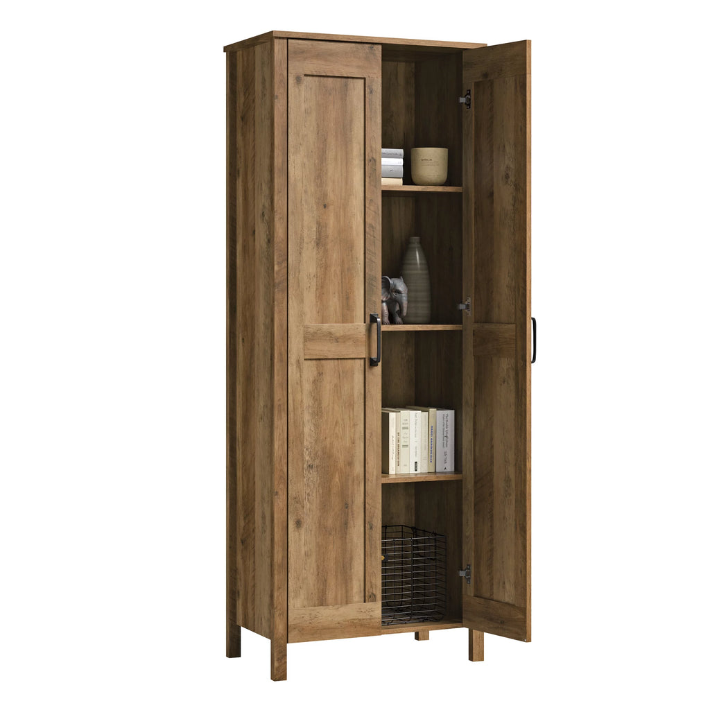 Rural Pine Finish Two-Door Storage Cabinet W665