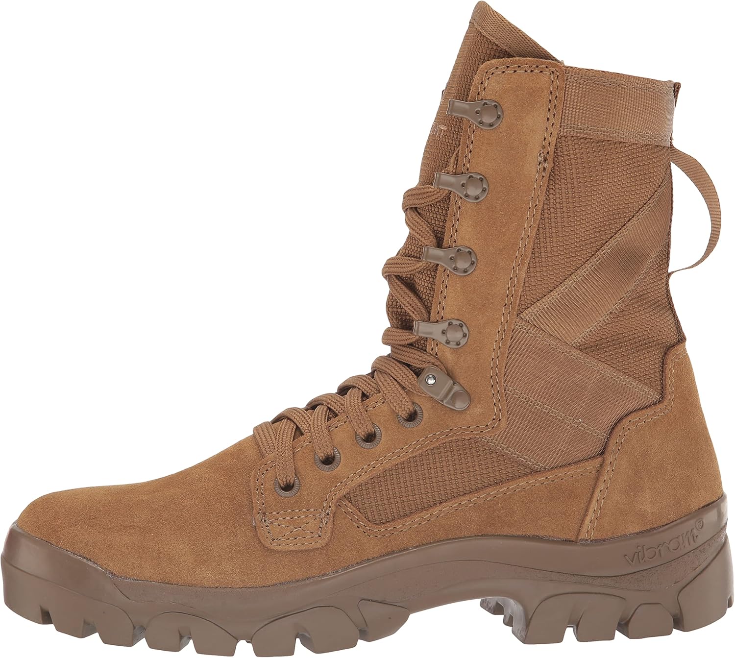 Men's Suede Leather Tactical Hiking Boots, Coyote, 13 A918