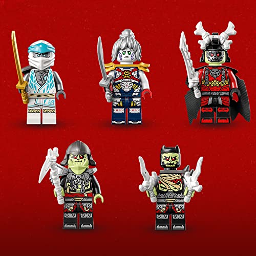 Zane’s Ice Dragon Creature 2in1 Dragon Toy to Action Figure Model Building Kit Construction Set with 5 Minifigures U3455
