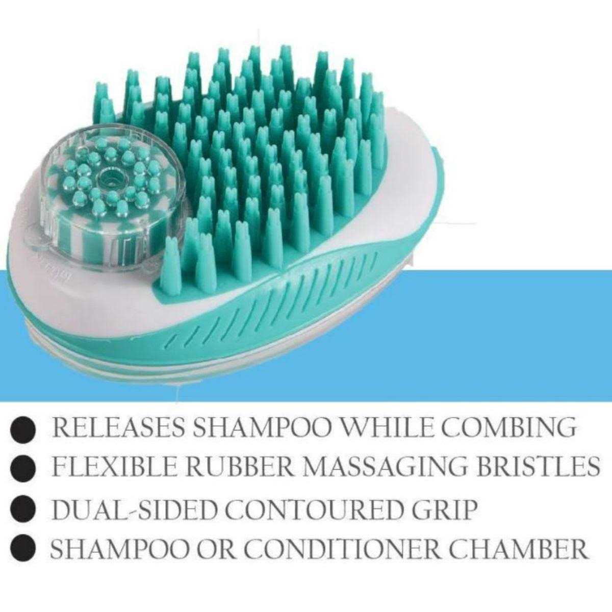 Pet Shampoo Dispensing Massage and Bathing Brush M279