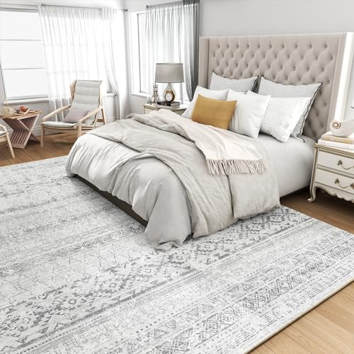 8x10 Machine Washable Non Slip Soft Indoor Rug D42417