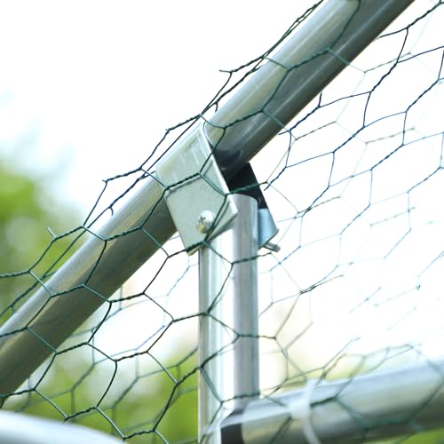 Large Metal Chicken Coop with Anti-UV Cover K88880