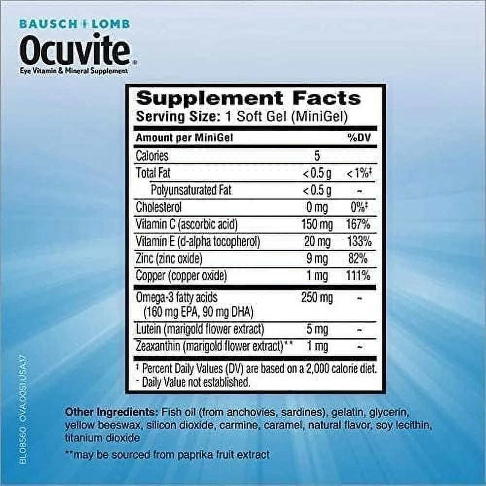 150 Softgels Eye Vitamin & Mineral Supplement G53877