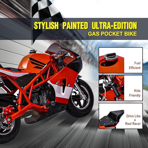 40CC 4-Stroke Gas Mini Pocket Bike U69237