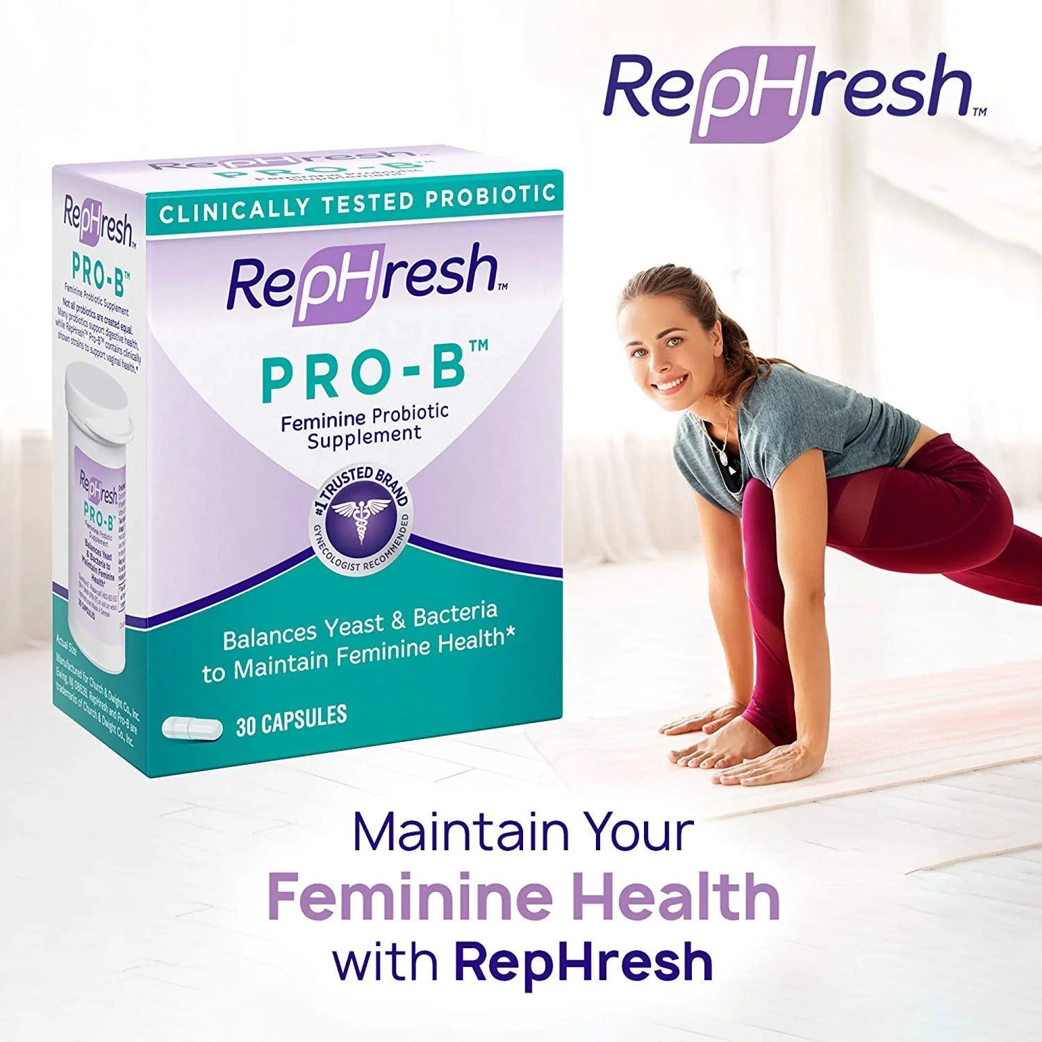 Probiotic Feminine Supplement, 30 ct N334375