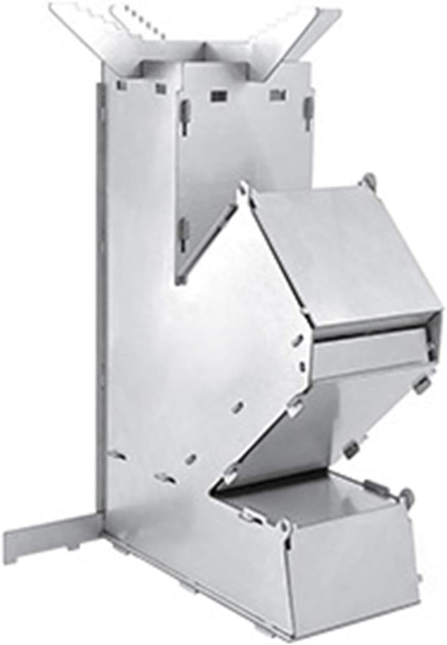 Collapsible Stainless Steel Wood Burning Camping Stove D4933
