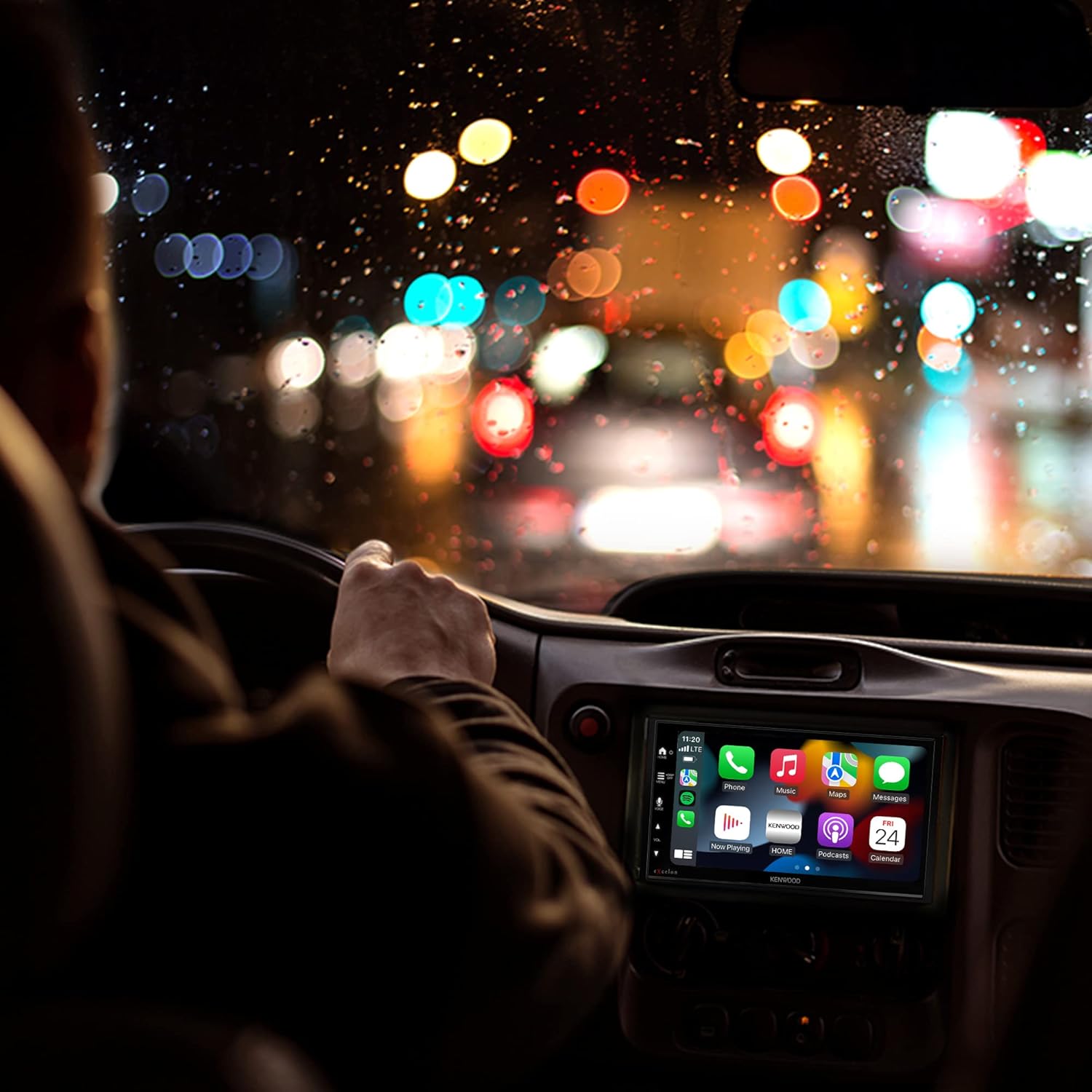 6.8-Inch Capacitive Touch Screen Car Stereo with Wireless CarPlay and Android Auto O28281
