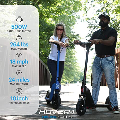 Electric Folding Scooter, 18 MPH, 24 Mile Range, 500 Watts, 10” Pneumatic Tires V291