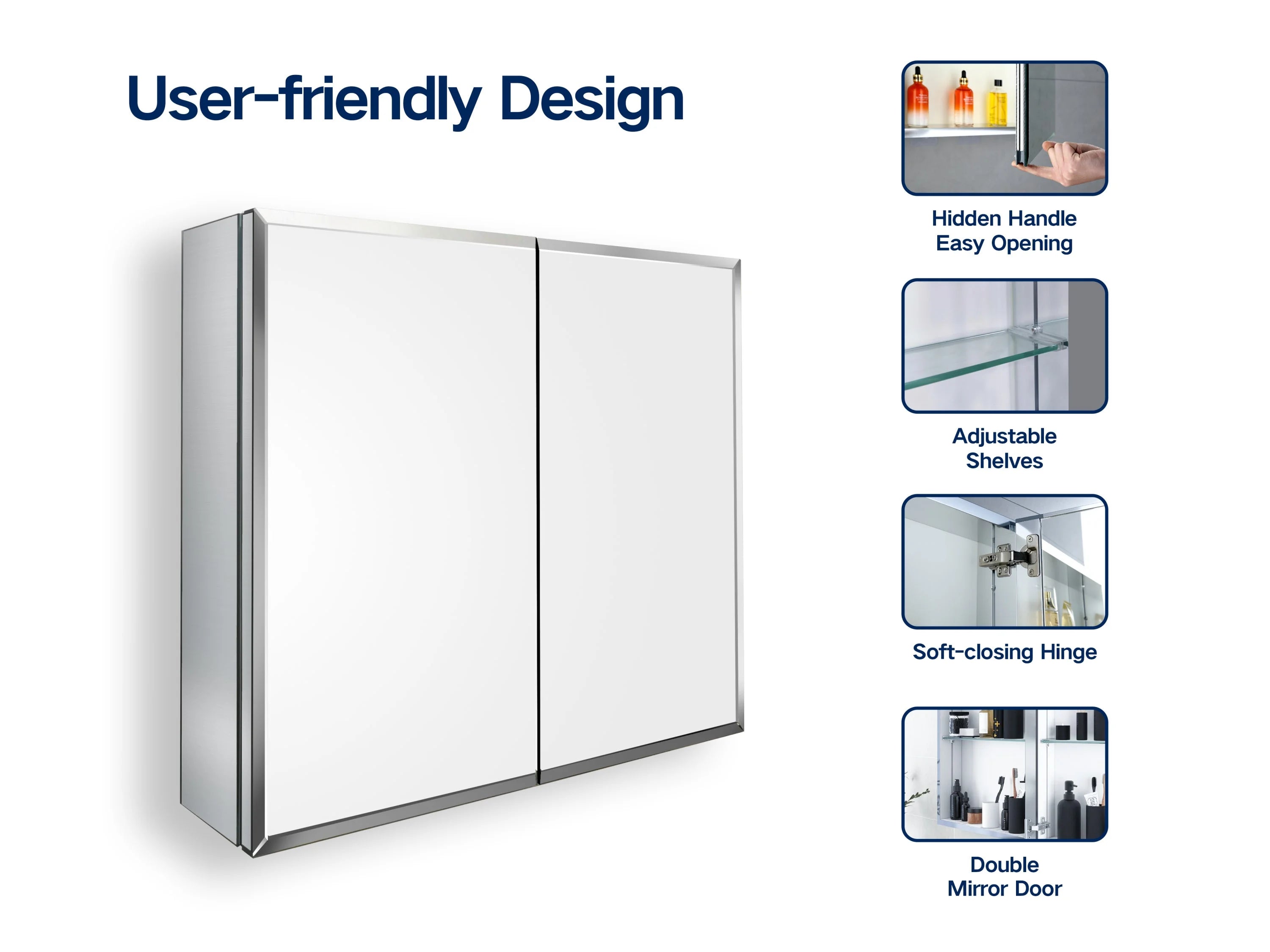 Double Door Mirror Medicine Cabinet I4201