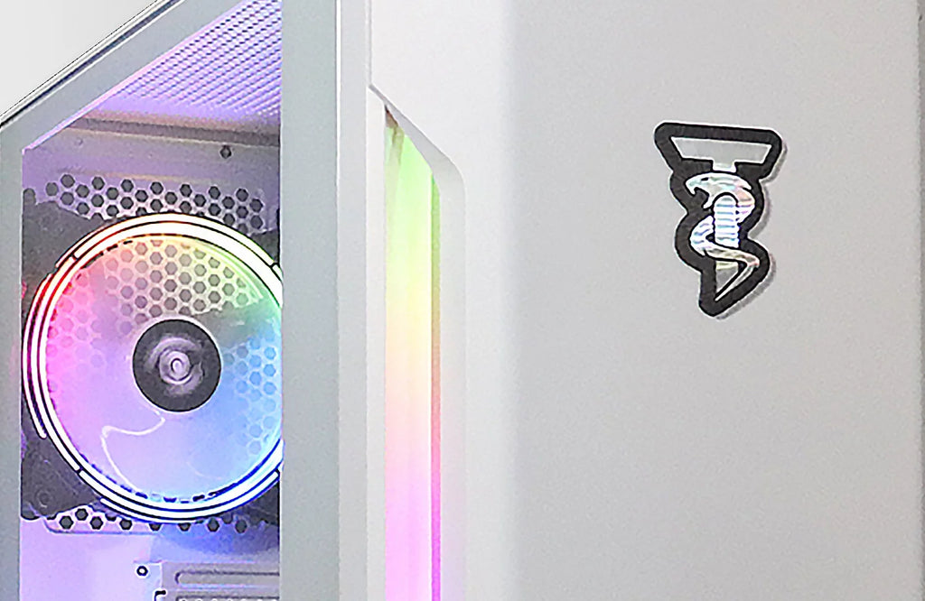 White AMD Ryzen 5 2600 NVIDIA RTX 3060 12GB 32GB DDR4 3200 RAM 1TB NVMe SSD Windows 11 Pro Gaming PC P196