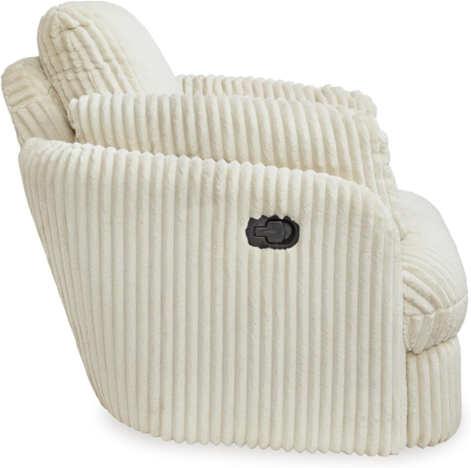 White Swivel Glider Recliner D915