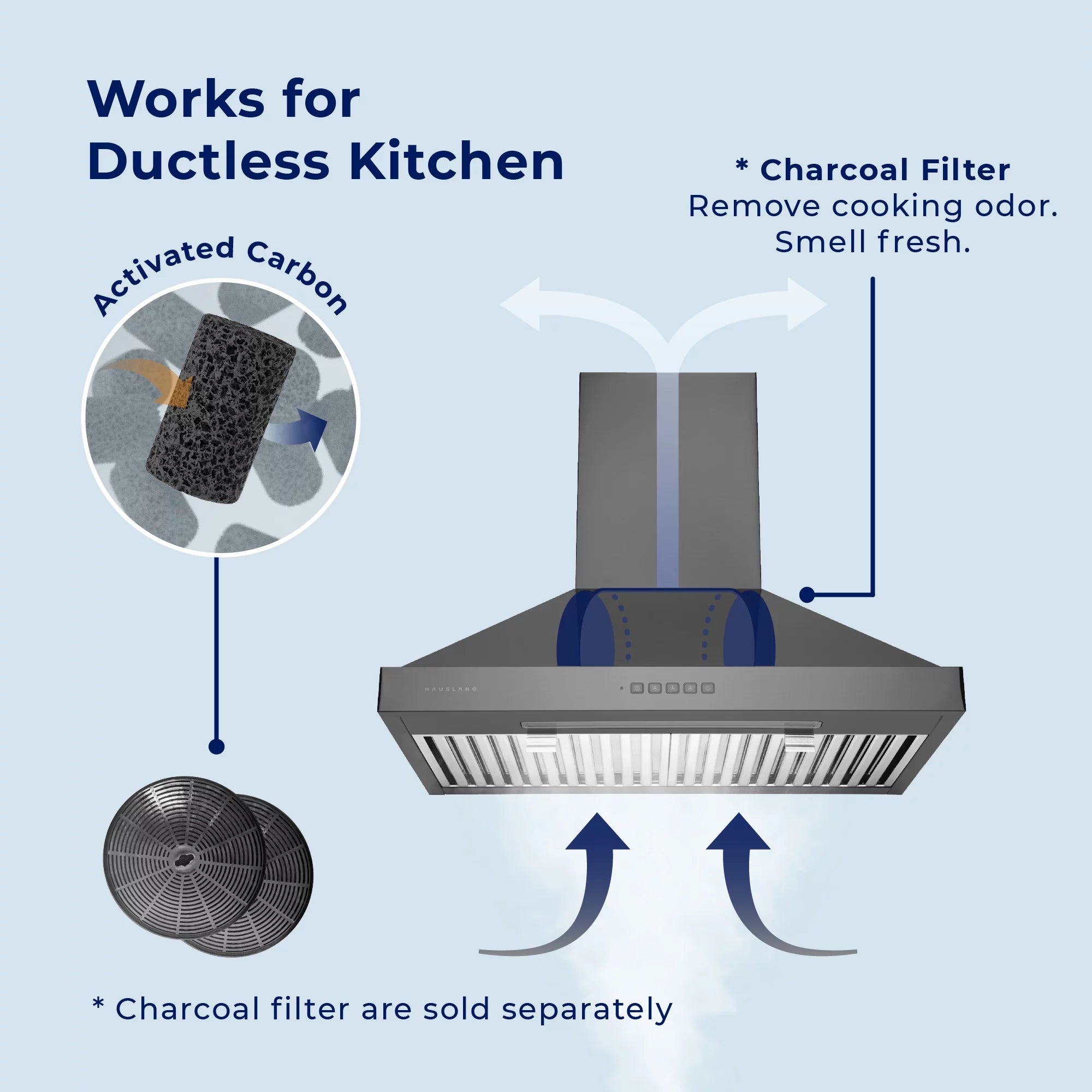 30 in. Convertible Wall-Mounted Range Hood, Black Stainless Steel Z435744