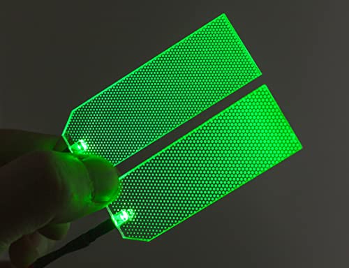 Acrylic LED Light Helmet RGB Red D997193