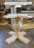 Wooden Pedestal Dining Table Base B668