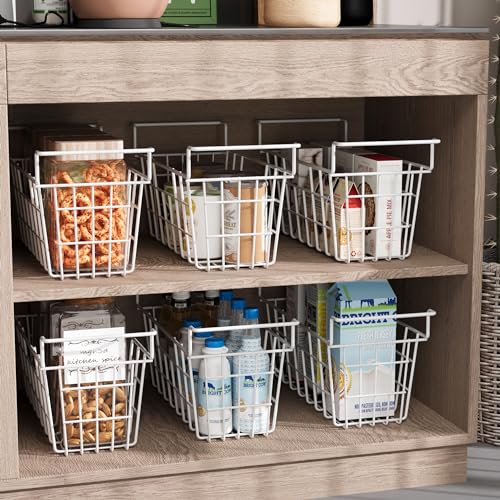 17.5 Inch Metal Wire Freezer Bins - 2Pack J86428