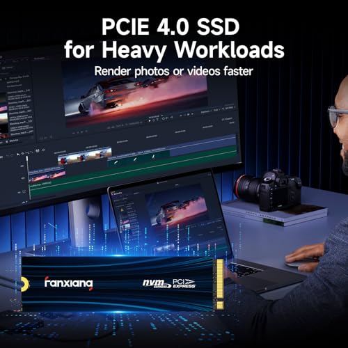 NVMe SSD 500GB PCIe 4.0 M.2 2280 Internal Solid State Drive Q9247