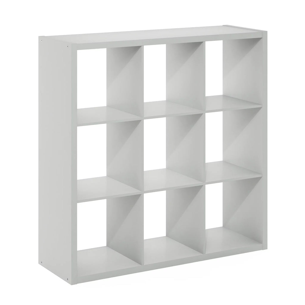 9-Cube Light Grey Storage Organizer E35915