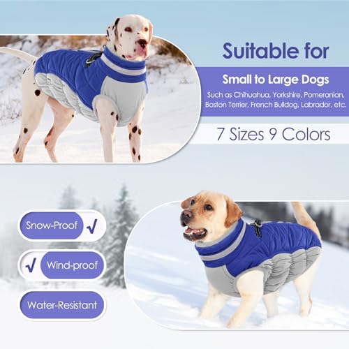 Red Dog Puffer Jacket with Harness M22065