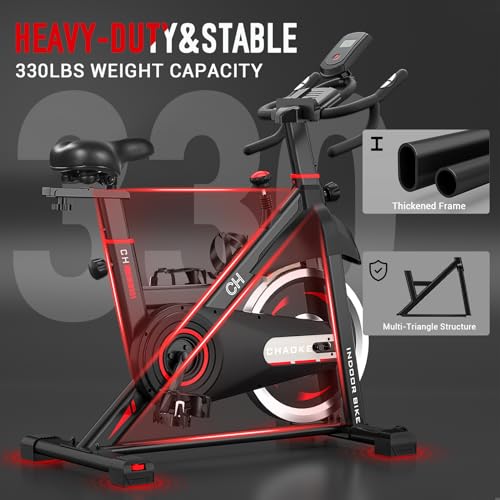 Indoor Cycling Bike with 330lbs Weight Capacity Y177