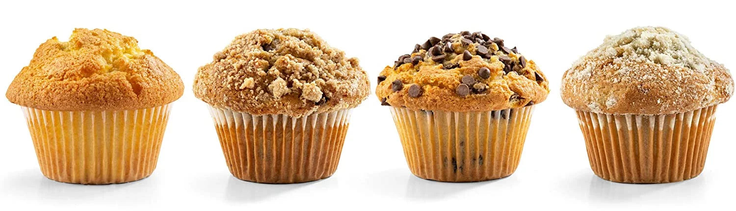 4 Individually Wrapped Muffins, 4 oz Per Muffin D467
