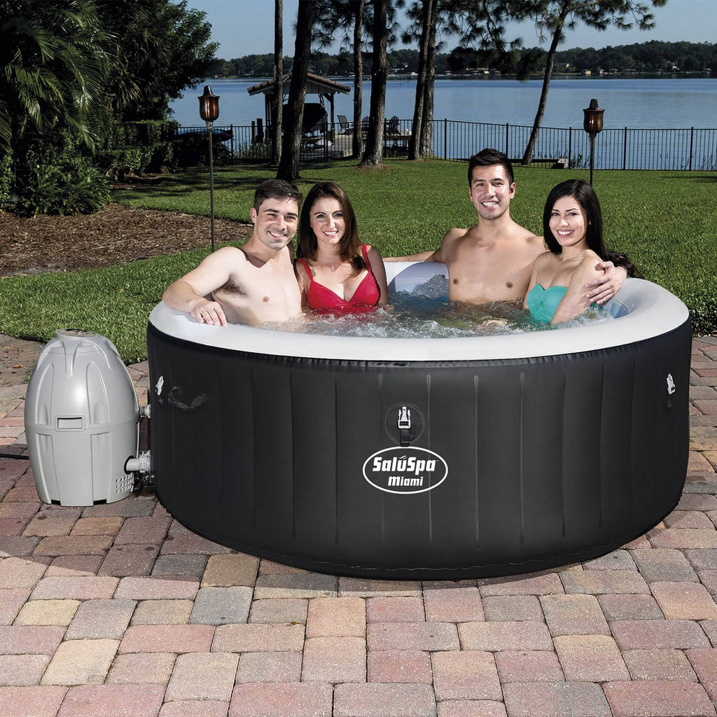 Inflatable Hot Tub Spa with Chlorine Sanitizer Kit V923
