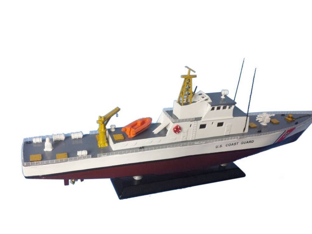 USCG Coastal Patrol Boat 18 Wooden Model Boat I13666