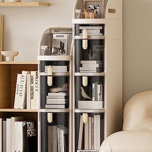 Tall Slim Storage Tower with Wheels L763