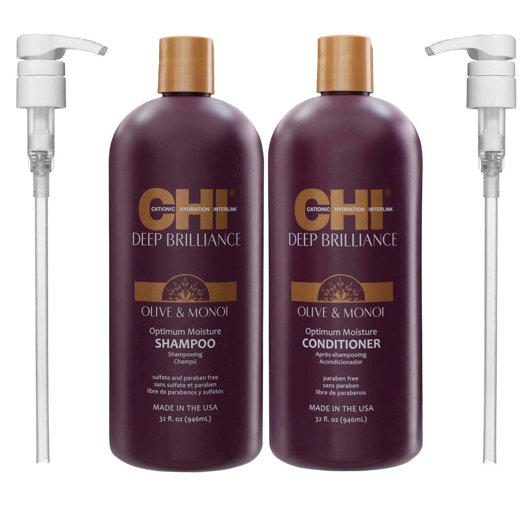 32oz Olive & Monoi Moisture Shampoo & Conditioner Bundle with 2 Pumps L42470