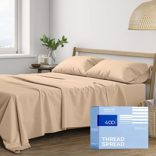 100% Cotton Queen Size 4 Piece Sheet Set in Navy Blue Q9256