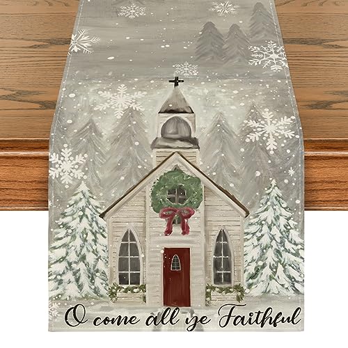 13x72 Inch Christmas Table Runner I927
