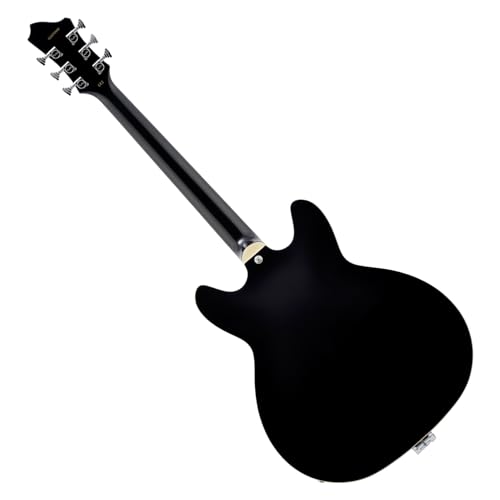 Wild Cherry Transparent Semi-Hollow Body Electric Guitar D7812