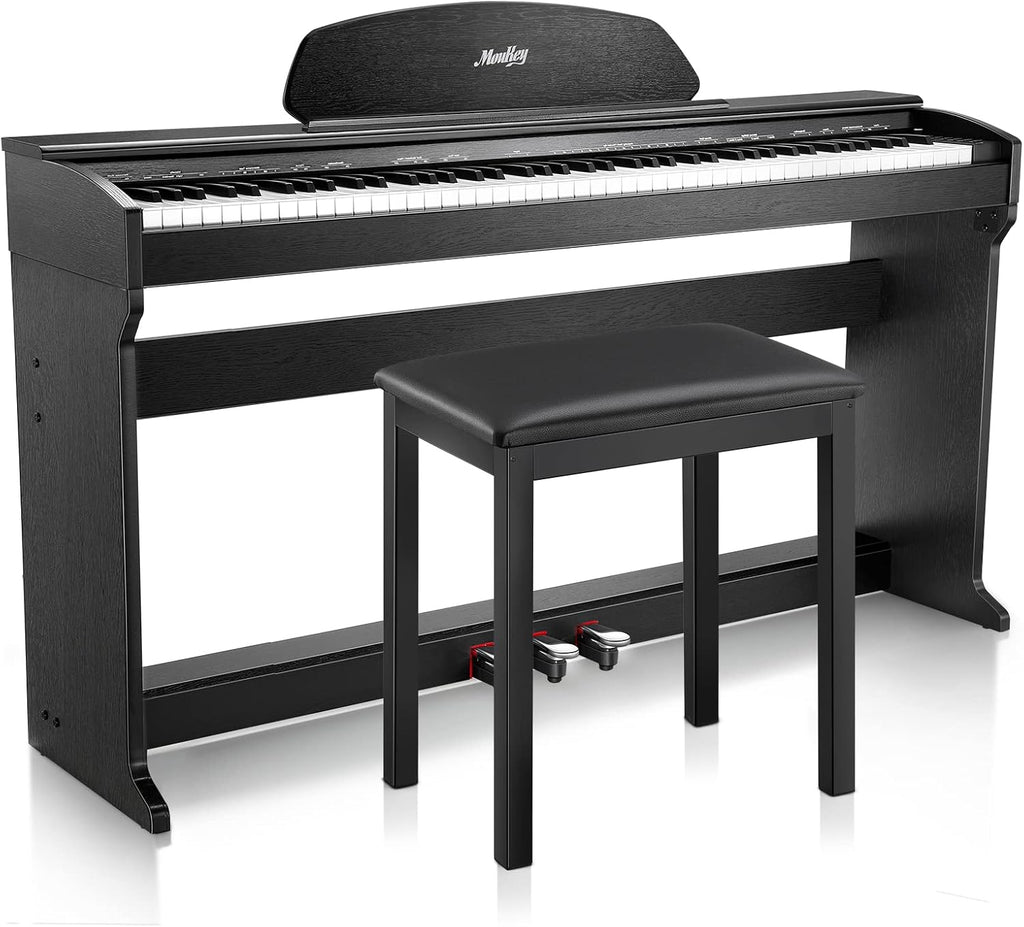 88 Key Weighted Digital Piano with Stand & Bench K729400