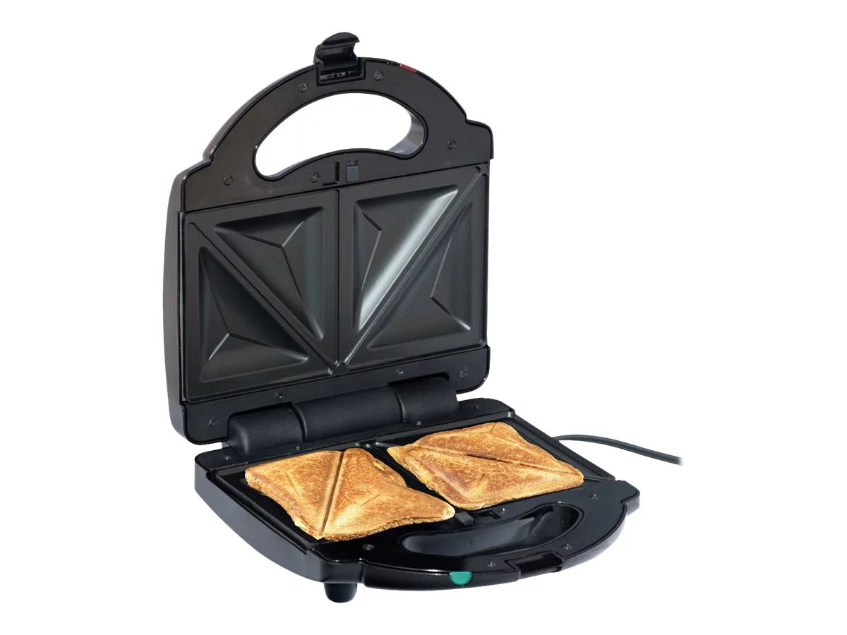 4-in-1 Waffle Maker with Removable Non-Stick Cast Iron Plates T50761