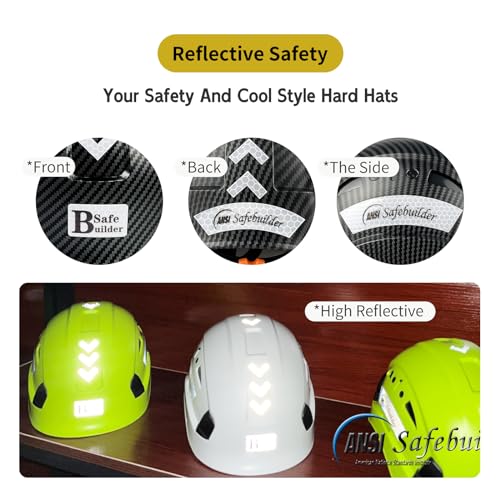 Vented Safety Helmet with Visor and Ear Muffs I251180