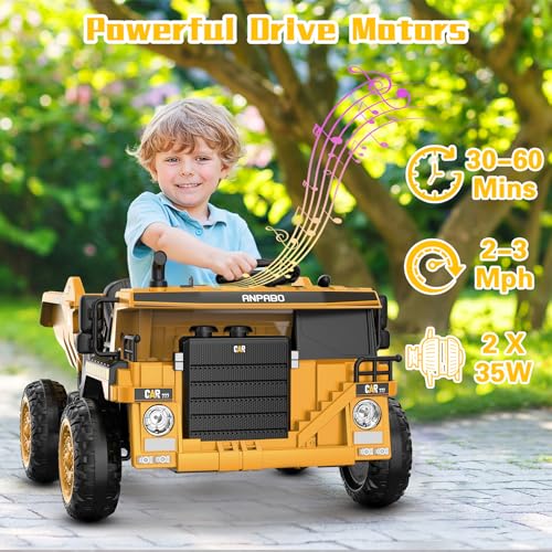 12V Ride on Dump Truck with Remote Control V675