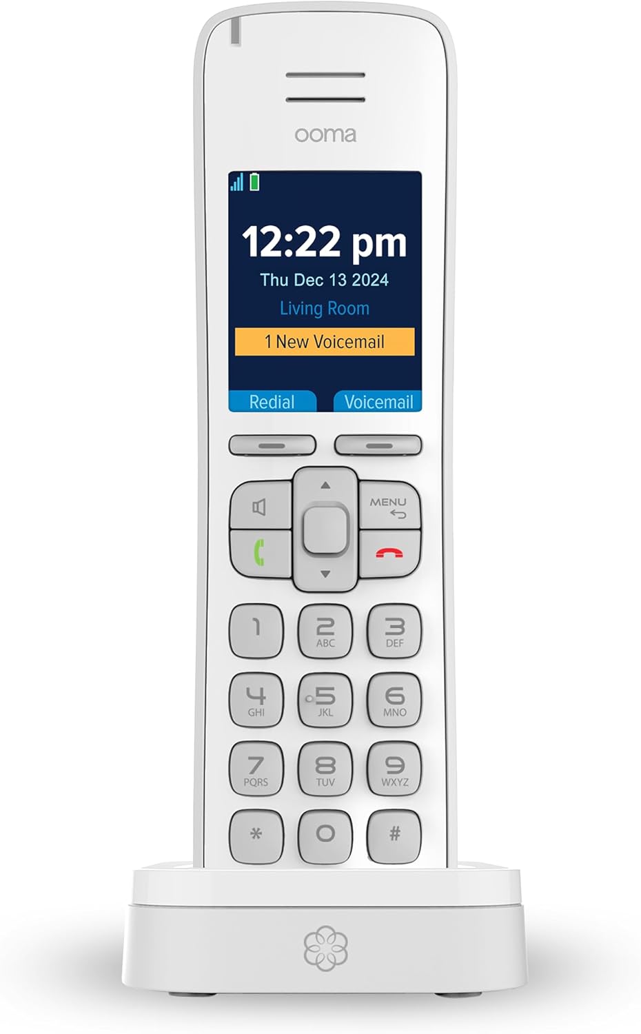 White Cordless Phone with Caller-ID X375287